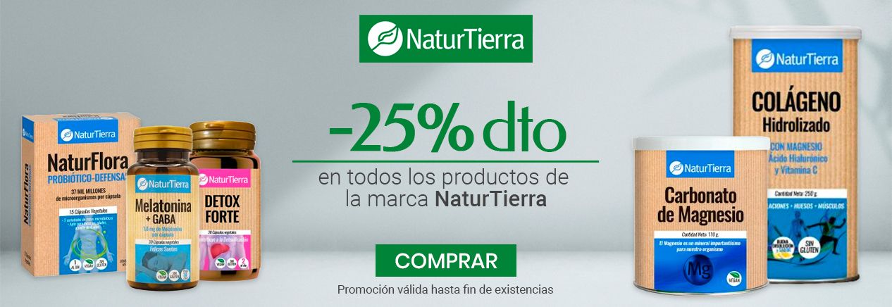 25% de descuento en NaturTierra